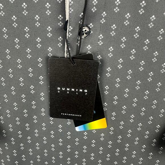 NWT Dunning Men's Size L Polo Golf Shirt Casual Collared Short Sleeve - Picture 6 of 9